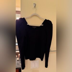 Banana Republic Midnight Black Knit Top
